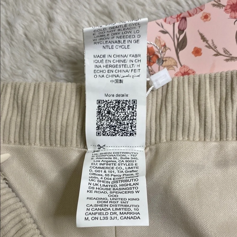 SHEIN Tan A-Line Mini Skirt for Work